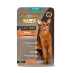Bellotta Nutri Plus Grain Free Indoor Super Premium Pouch with Tuna & Whitefish in Gravy 70gm