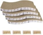 Cat Scratcher Board Large Curve Style with Catnip