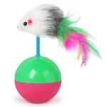 Cat Tumbler Teaser Toy with Mouse