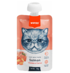 Wanpy Tasty Meat Paste Pouch Tuna, Chicken & Carrot 90gm